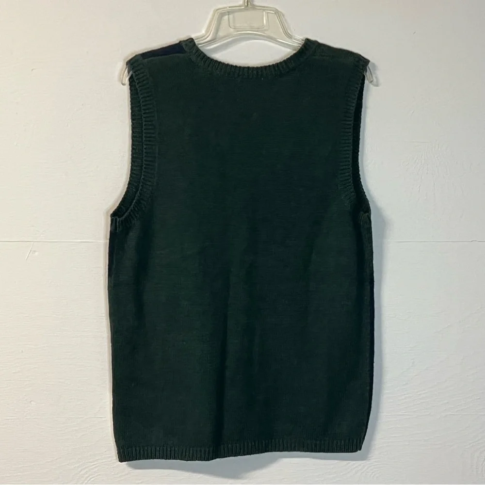 New Look Sweater Vest Women’s Medium Grannycore Cottagecore Seasons - Picture 3 of 7